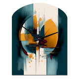 Exploring Abstracted Patterns II - Asymmetric Metal Wall Clock