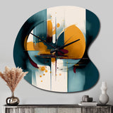 Exploring Abstracted Patterns II - Asymmetric Metal Wall Clock