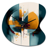 Exploring Abstracted Patterns II - Asymmetric Metal Wall Clock