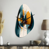 Exploring Abstracted Patterns II - Asymmetric Metal Wall Clock