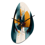 Exploring Abstracted Patterns II - Asymmetric Metal Wall Clock