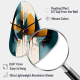 Exploring Abstracted Patterns II - Asymmetric Metal Wall Clock