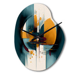 Exploring Abstracted Patterns II - Asymmetric Metal Wall Clock
