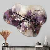 Modernist Expressions V - Asymmetric Metal Wall Clock