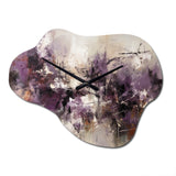 Modernist Expressions V - Asymmetric Metal Wall Clock
