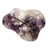 Modernist Expressions V - Asymmetric Metal Wall Clock