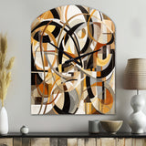 Mid Century Artistic Transformations I - Asymmetric Metal Wall Clock