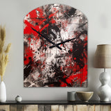 Abstract Graffiti - Asymmetric Metal Wall Clock