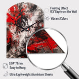 Abstract Graffiti - Asymmetric Metal Wall Clock