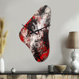 Abstract Graffiti - Asymmetric Metal Wall Clock
