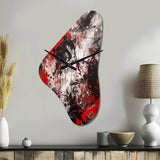 Abstract Graffiti - Asymmetric Metal Wall Clock