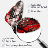Abstract Graffiti - Asymmetric Metal Wall Clock