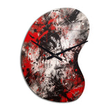 Abstract Graffiti - Asymmetric Metal Wall Clock