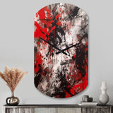 Abstract Graffiti - Asymmetric Metal Wall Clock