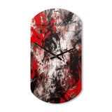Abstract Graffiti - Asymmetric Metal Wall Clock