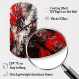 Abstract Graffiti - Asymmetric Metal Wall Clock