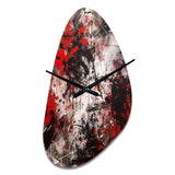 Abstract Graffiti - Asymmetric Metal Wall Clock