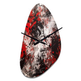 Abstract Graffiti - Asymmetric Metal Wall Clock
