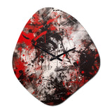 Abstract Graffiti - Asymmetric Metal Wall Clock