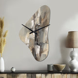 Abstract Design Shapes I - Asymmetric Metal Wall Clock