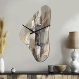 Abstract Design Shapes I - Asymmetric Metal Wall Clock