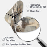 Abstract Design Shapes I - Asymmetric Metal Wall Clock