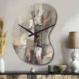 Abstract Design Shapes I - Asymmetric Metal Wall Clock