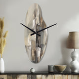 Abstract Design Shapes I - Asymmetric Metal Wall Clock