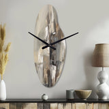 Abstract Design Shapes I - Asymmetric Metal Wall Clock