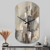 Abstract Design Shapes I - Asymmetric Metal Wall Clock