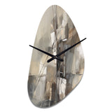 Abstract Design Shapes I - Asymmetric Metal Wall Clock