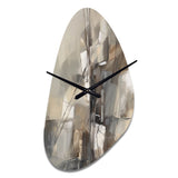 Abstract Design Shapes I - Asymmetric Metal Wall Clock