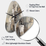 Abstract Design Shapes I - Asymmetric Metal Wall Clock