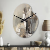 Abstract Design Shapes I - Asymmetric Metal Wall Clock