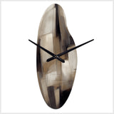 Painting Of Abstract Shapes IV - Asymmetric Metal Wall Clock