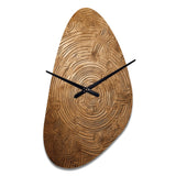 Gold Maze - Asymmetric Metal Wall Clock