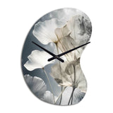 Tropical_Palm_Art_For_Ginkgo Art III - Asymmetric Metal Wall Clock