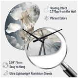 Tropical_Palm_Art_For_Ginkgo Art III - Asymmetric Metal Wall Clock