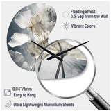 Tropical_Palm_Art_For_Ginkgo Art III - Asymmetric Metal Wall Clock