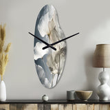 Tropical_Palm_Art_For_Ginkgo Art III - Asymmetric Metal Wall Clock