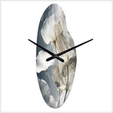 Tropical_Palm_Art_For_Ginkgo Art III - Asymmetric Metal Wall Clock