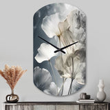 Tropical_Palm_Art_For_Ginkgo Art III - Asymmetric Metal Wall Clock