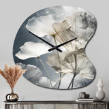 Tropical_Palm_Art_For_Ginkgo Art III - Asymmetric Metal Wall Clock