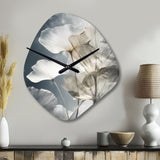 Tropical_Palm_Art_For_Ginkgo Art III - Asymmetric Metal Wall Clock