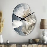 Tropical_Palm_Art_For_Ginkgo Art III - Asymmetric Metal Wall Clock