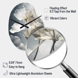 Tropical_Palm_Art_For_Ginkgo Art III - Asymmetric Metal Wall Clock