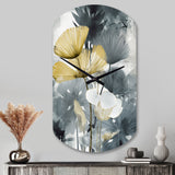 Tropical_Palm_Art_For_Ginkgo Art V - Asymmetric Metal Wall Clock