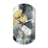 Tropical_Palm_Art_For_Ginkgo Art V - Asymmetric Metal Wall Clock