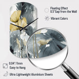 Tropical_Palm_Art_For_Ginkgo Art V - Asymmetric Metal Wall Clock