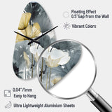 Tropical_Palm_Art_For_Ginkgo Art V - Asymmetric Metal Wall Clock